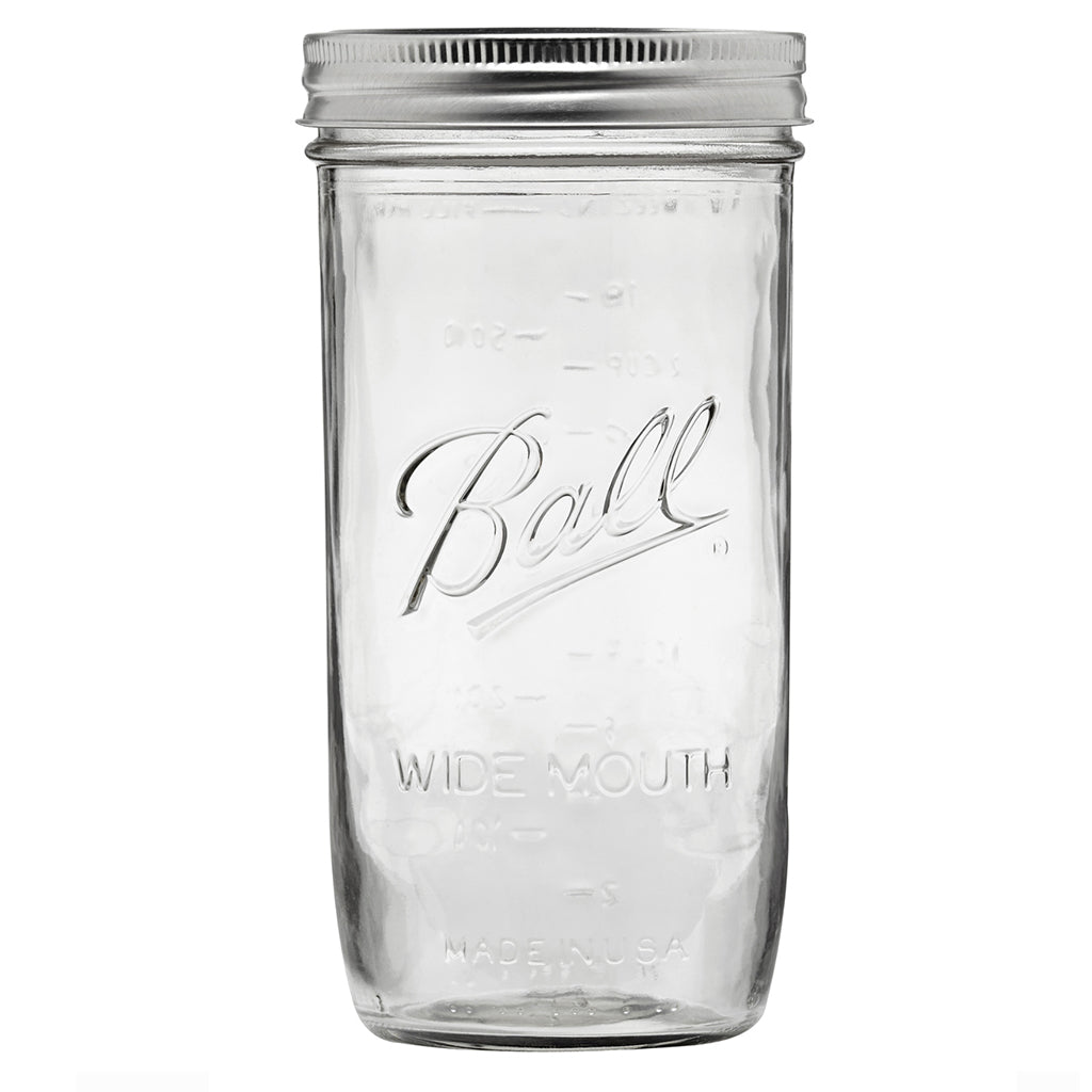 Mason Ball Jar — 24oz Wide Mouth