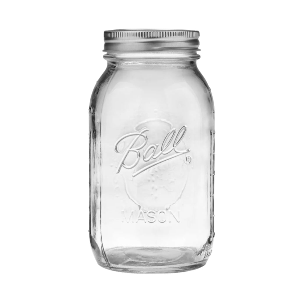Mason Ball Jar — 32 or 64 oz