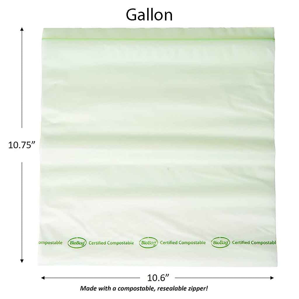 For Good Kitchen Compostable Gallon Zipper Bags, Parchment Paper