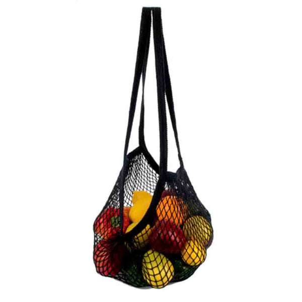 Reusable Market String Bag Black 10