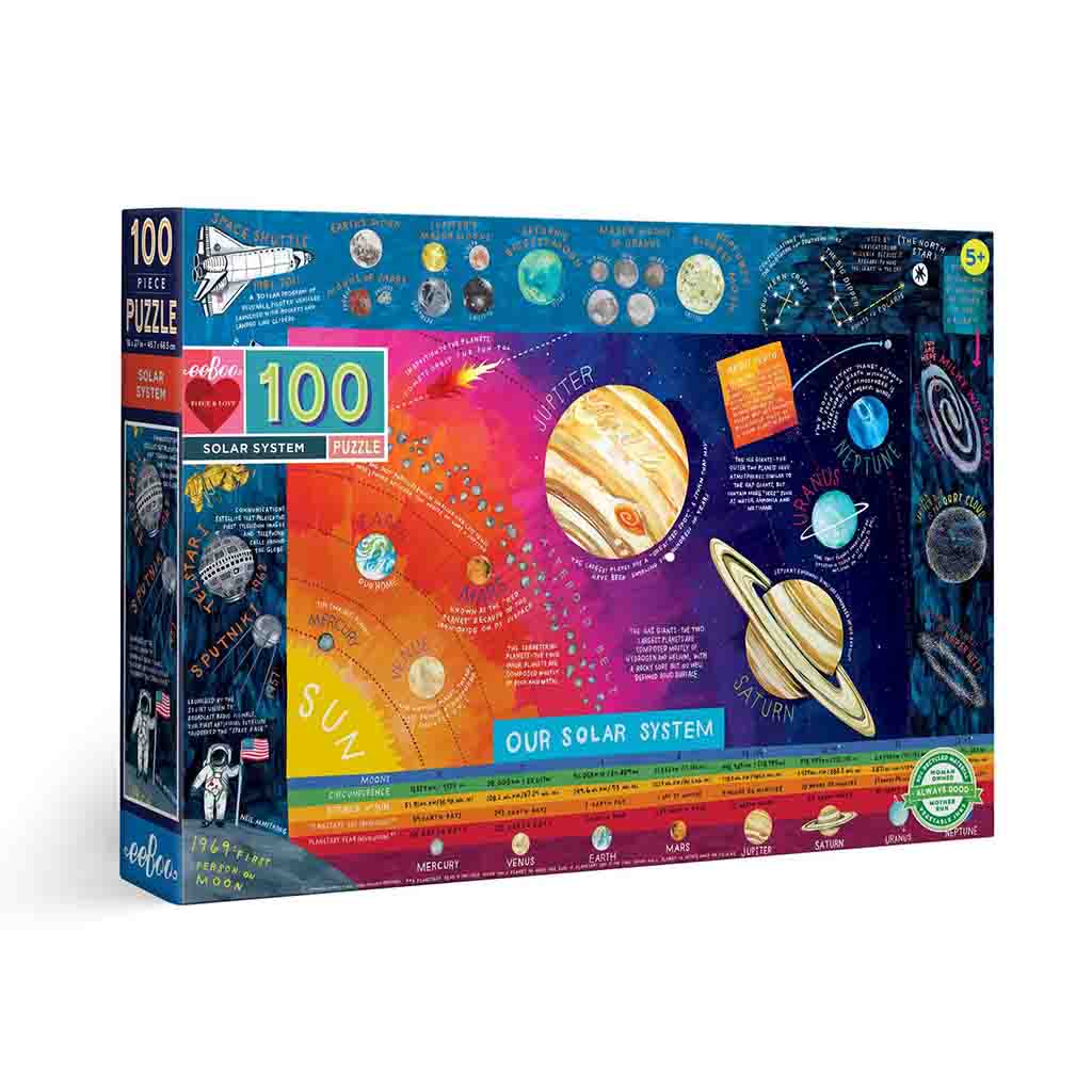 eeBoo Solar System Puzzle, 100 Pieces