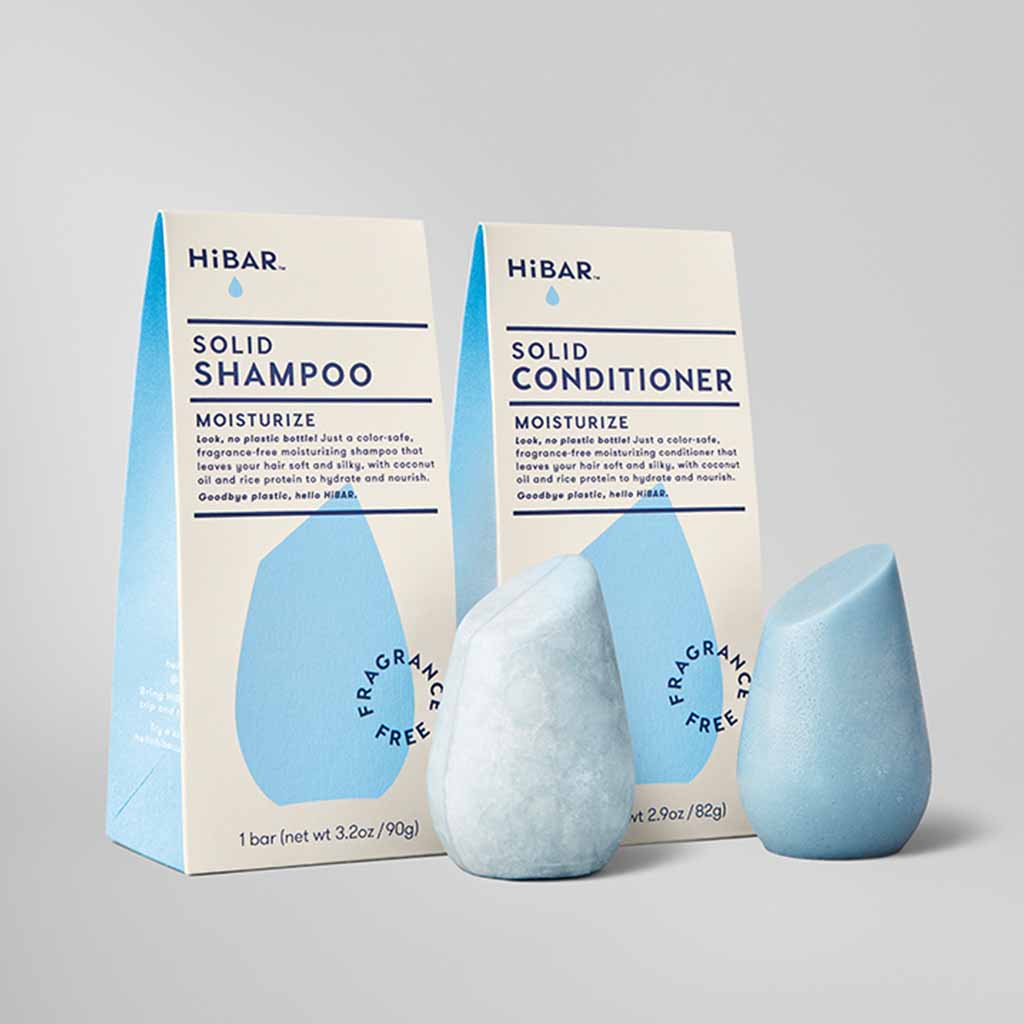 HiBAR Shampoo &amp; Conditioner Bars | Fragrance-free