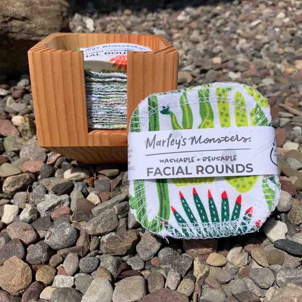 Marley's Monsters Reusable Facial Rounds -100% Cotton--What's Good