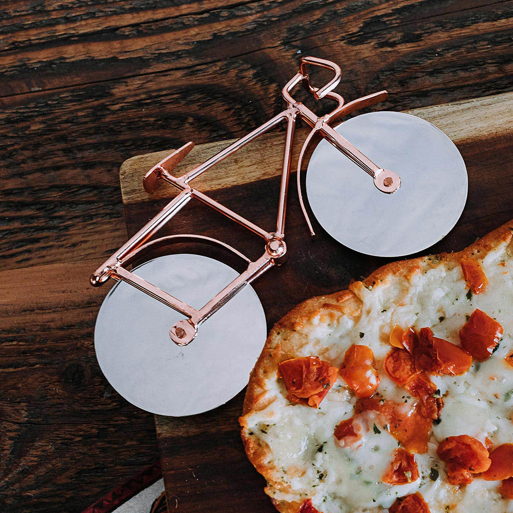 Ten Thousand villages Bicycle Pizza Cutter