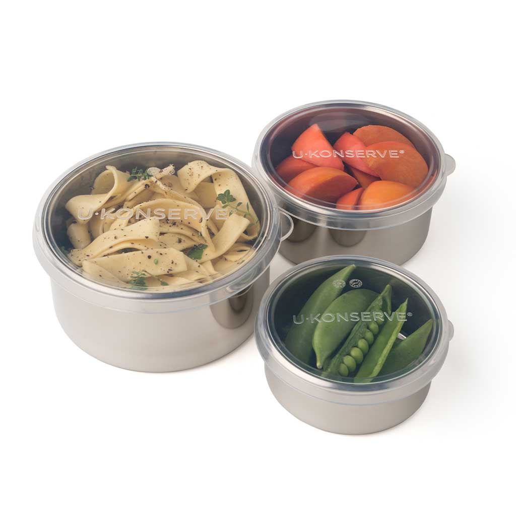 Round Stainless Steel Containers with Silicone Lids - What's Good