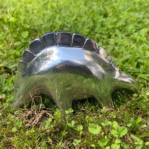 Recycled Aluminum Stegosaurus