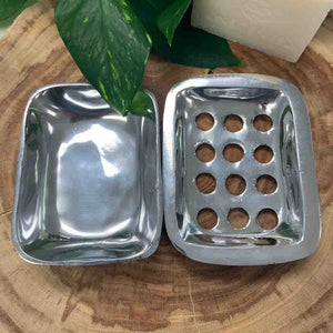 Recycled Aluminum Soap Dish