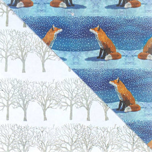 Eco-Friendly Wrapping Paper — Foxes