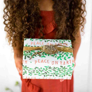 Eco-Friendly Wrapping Paper — Peace on Earth