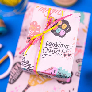 Eco-Friendly Wrapping Paper — Positivity!