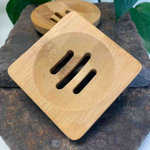 Wood Soap Dish — Square or Round