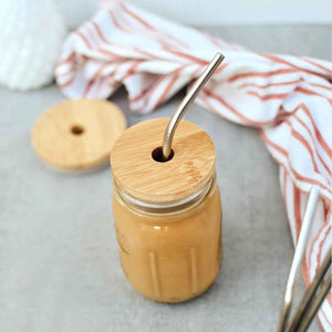 Reusable Wood Lids With Straw Hole!