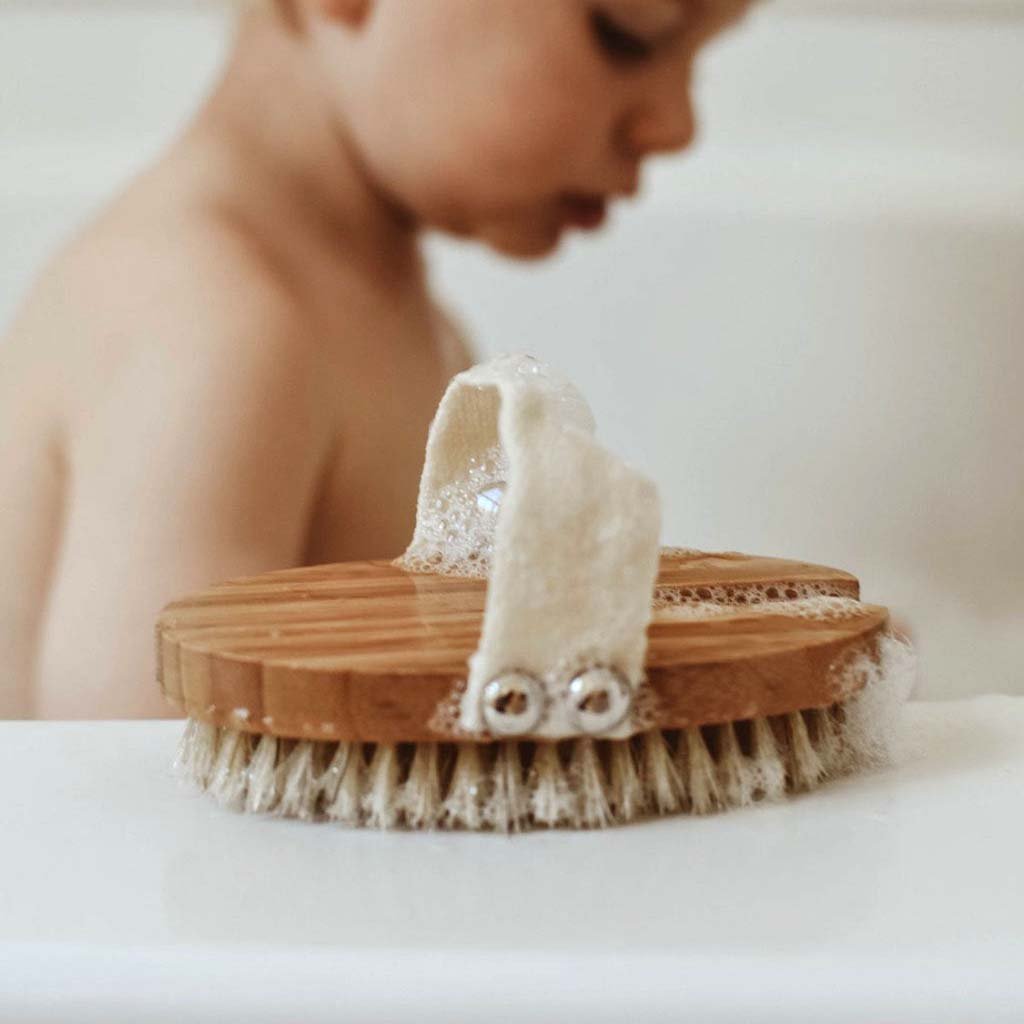 Bath Brush  Natural and Nylon Bristles