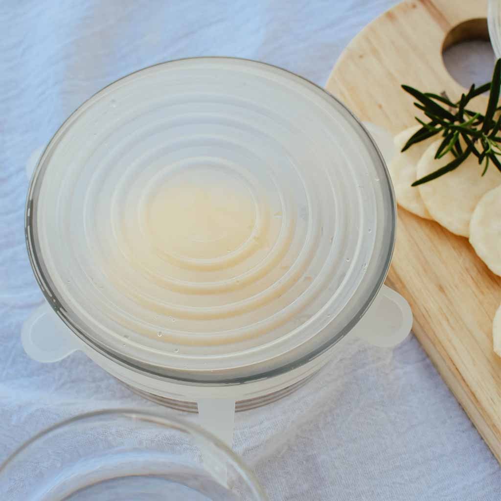 Reusable Silicone Lids — Set of 6 ---What's Good