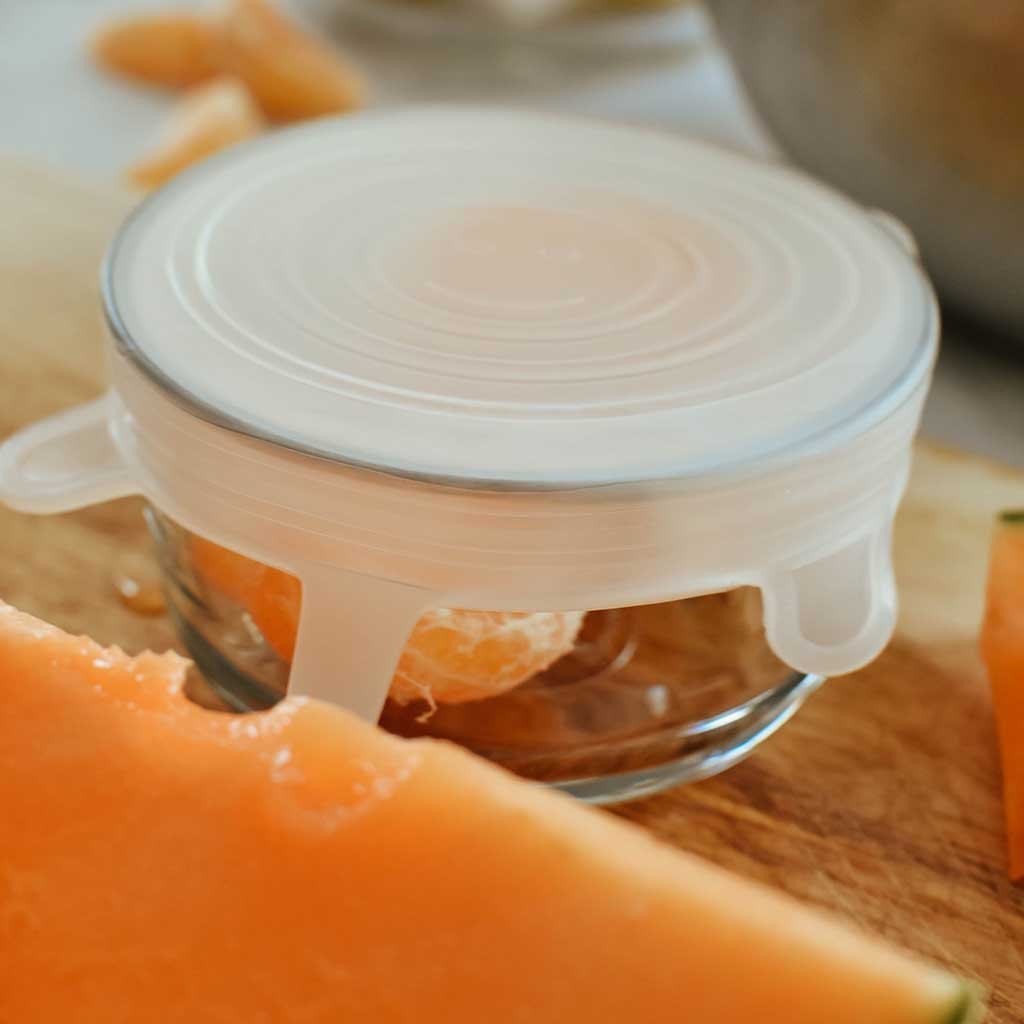 Reusable Silicone Lids — Set of 6 ---What's Good