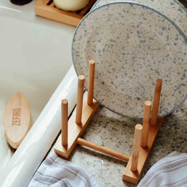 Plastic Wood Dish Rack